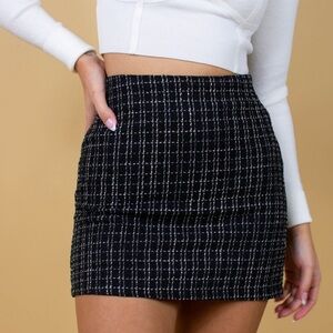 Grey Bandit Eve Tweed Skirt